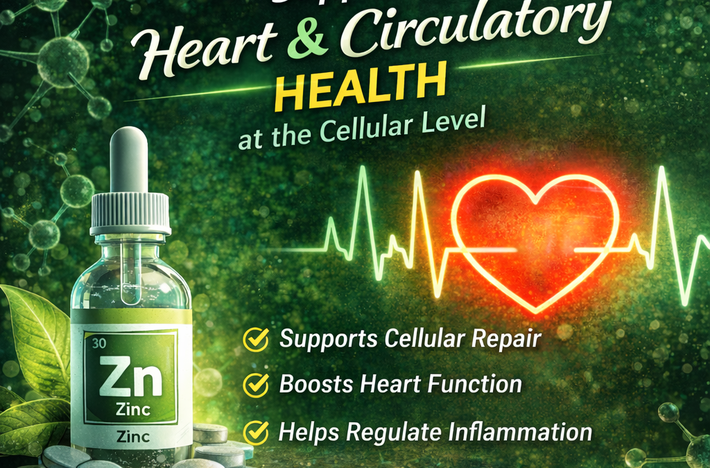 How Zinc Supports Heart & Circulatory Health at the Cellular Level