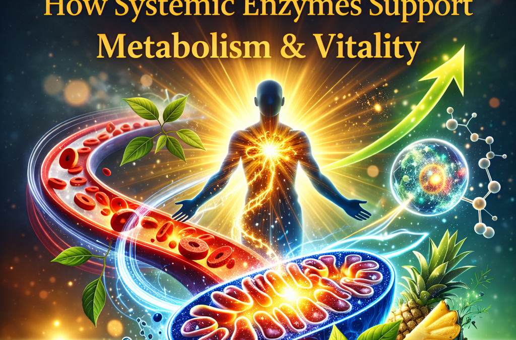 Energy Without Burnout: How Systemic Enzymes Support Metabolism and Natural Vitality