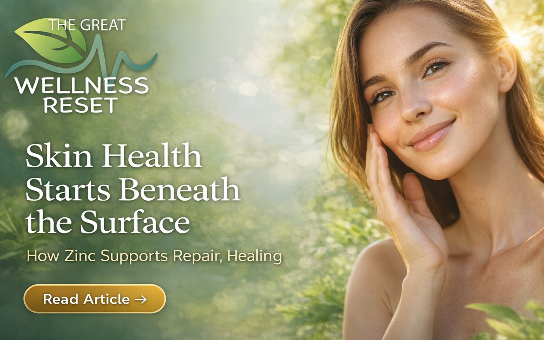 Your Skin Starts Beneath the Surface: How Zinc Supports Healing, Repair, and Long-Term Skin Health