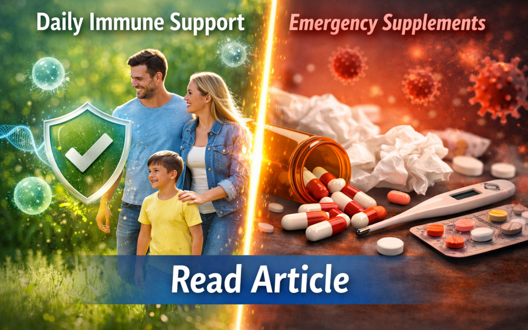 Daily Immune Support vs. Emergency Supplements: What Actually Works Long Term